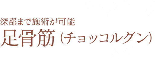 足骨筋（チョッコルグン）